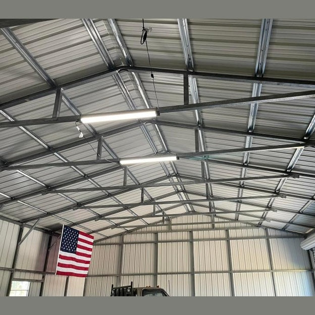 30' x 60' x 10' Carport Garage Combo