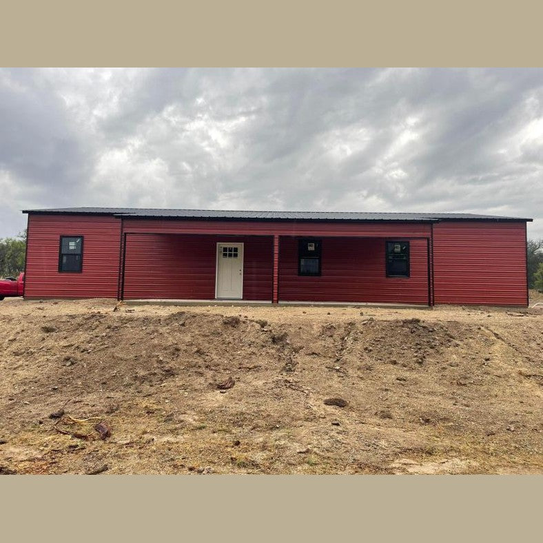 30' x 60' x 10' Steel Barndo Cabin Shell