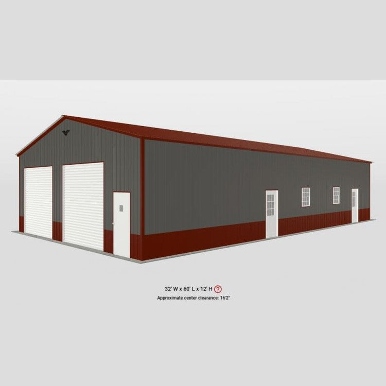 32' x 60' x 12' Garage Workshop