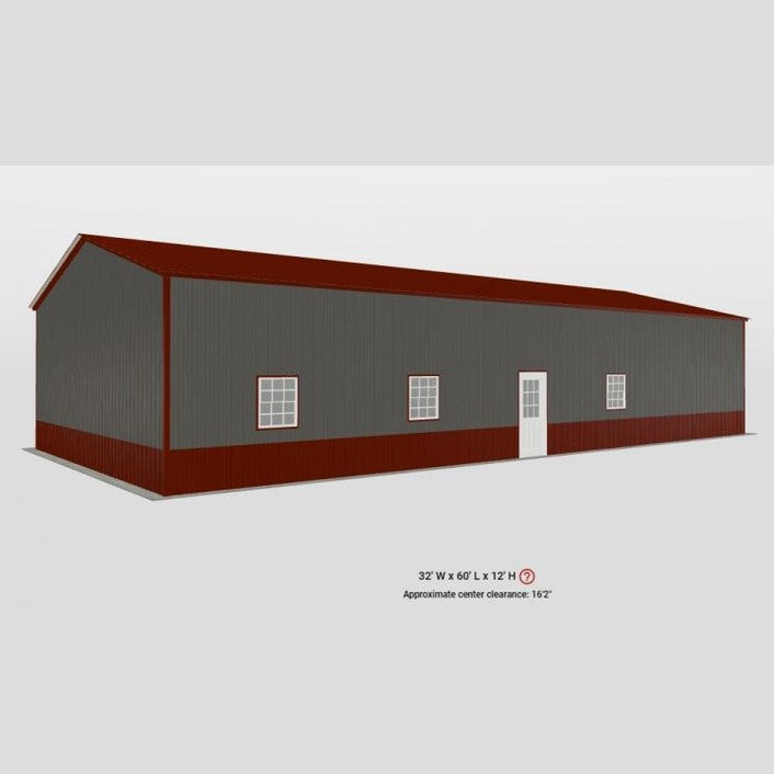 32' x 60' x 12' Garage Workshop