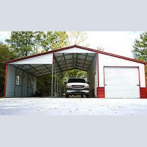 36' x 25' x 12'/9' Straight Line Triple Wide