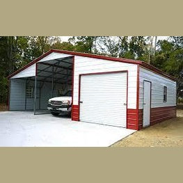 36' x 25' x 12'/9' Straight Line Triple Wide