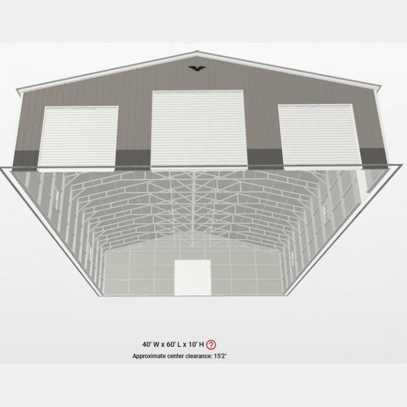 40' x 60' x 10' Garage Shop
