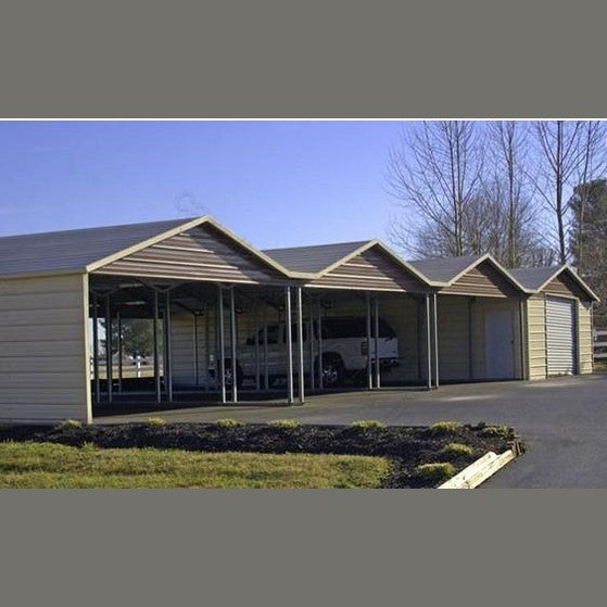 48' x 35' x 8' Four Section Garage/Carport