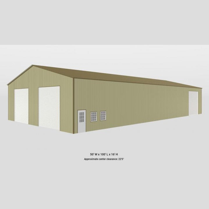 50' x 100' x 16' Commercial Warehouse