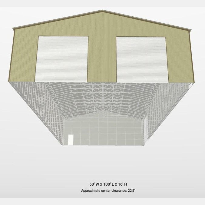 50' x 100' x 16' Commercial Warehouse