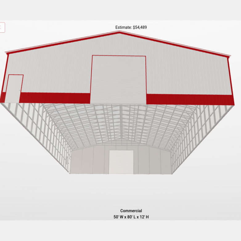 50'x80'x12' Commercial Building