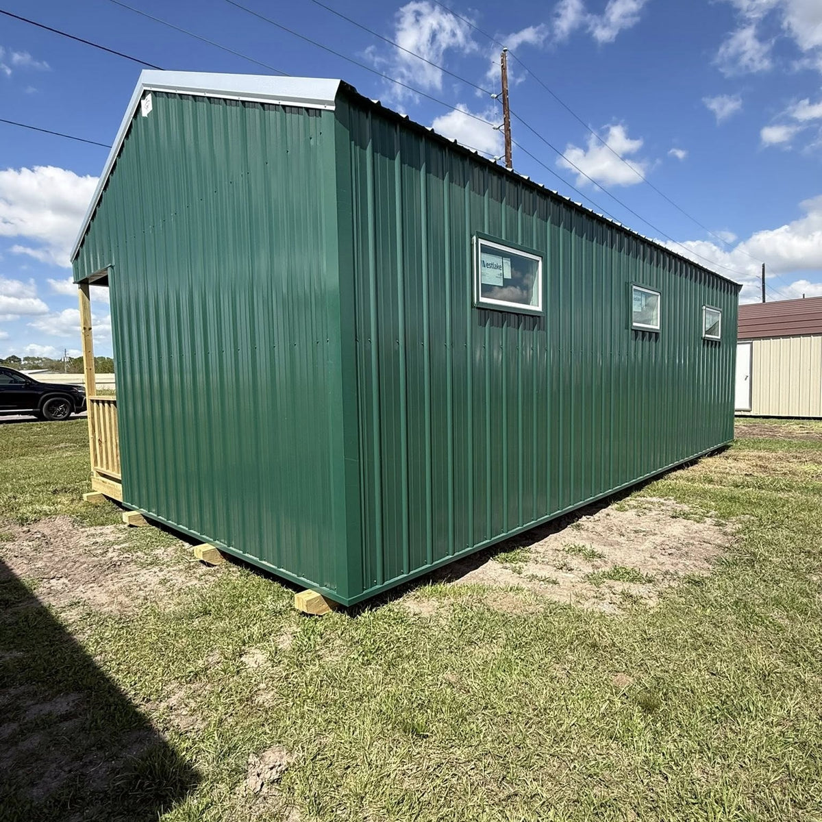 2026 General Shelters 16' x 30' Portable with Full Porch