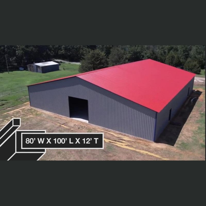 80' x 100' x 12' Commercial or Industrial Warehouse