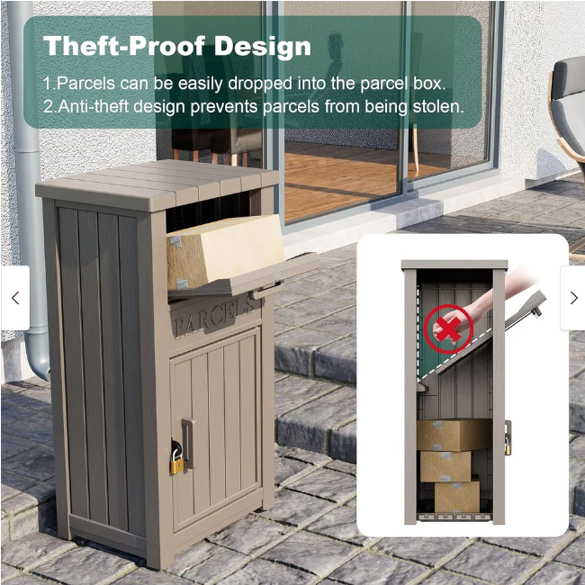 2026 Anti-Theft Parcel Box 18 x 24 x 44 inches