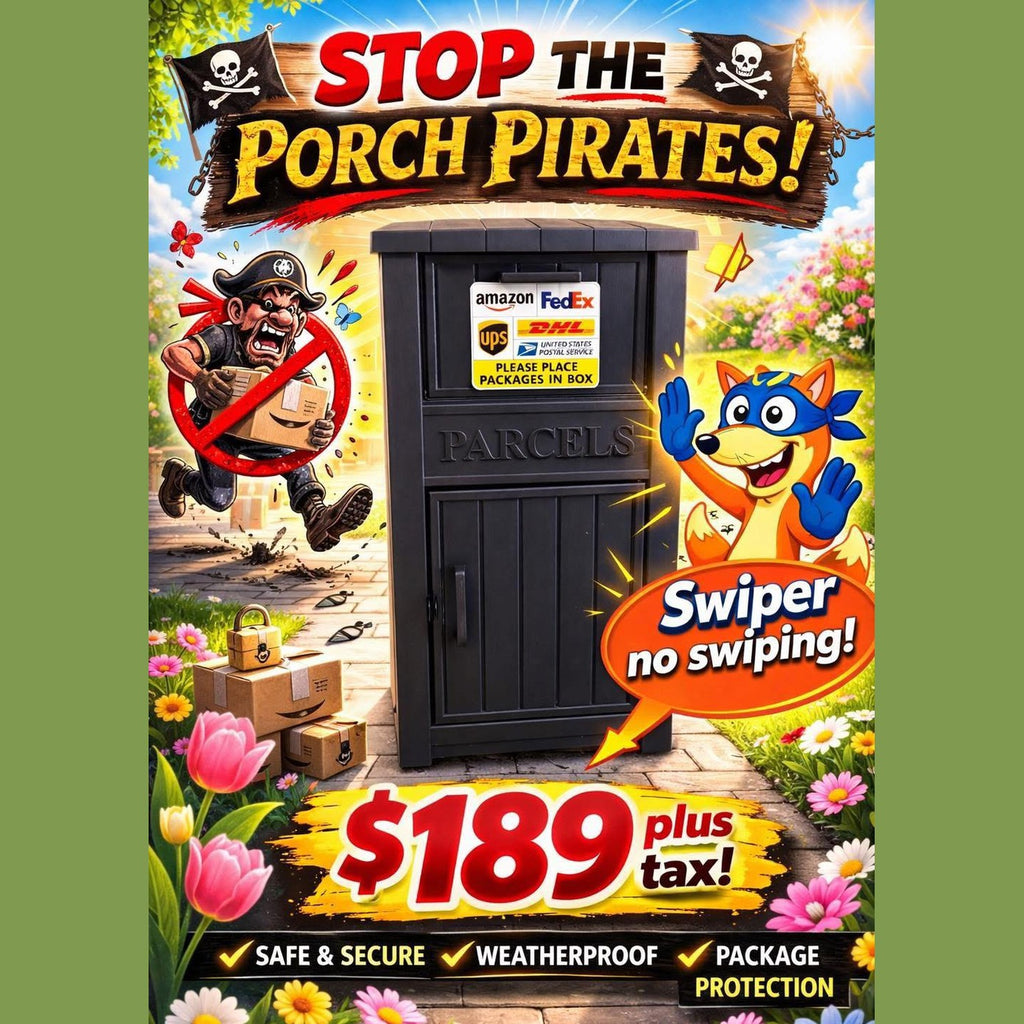 2026 Anti-Theft Parcel Box 18 x 24 x 44 inches