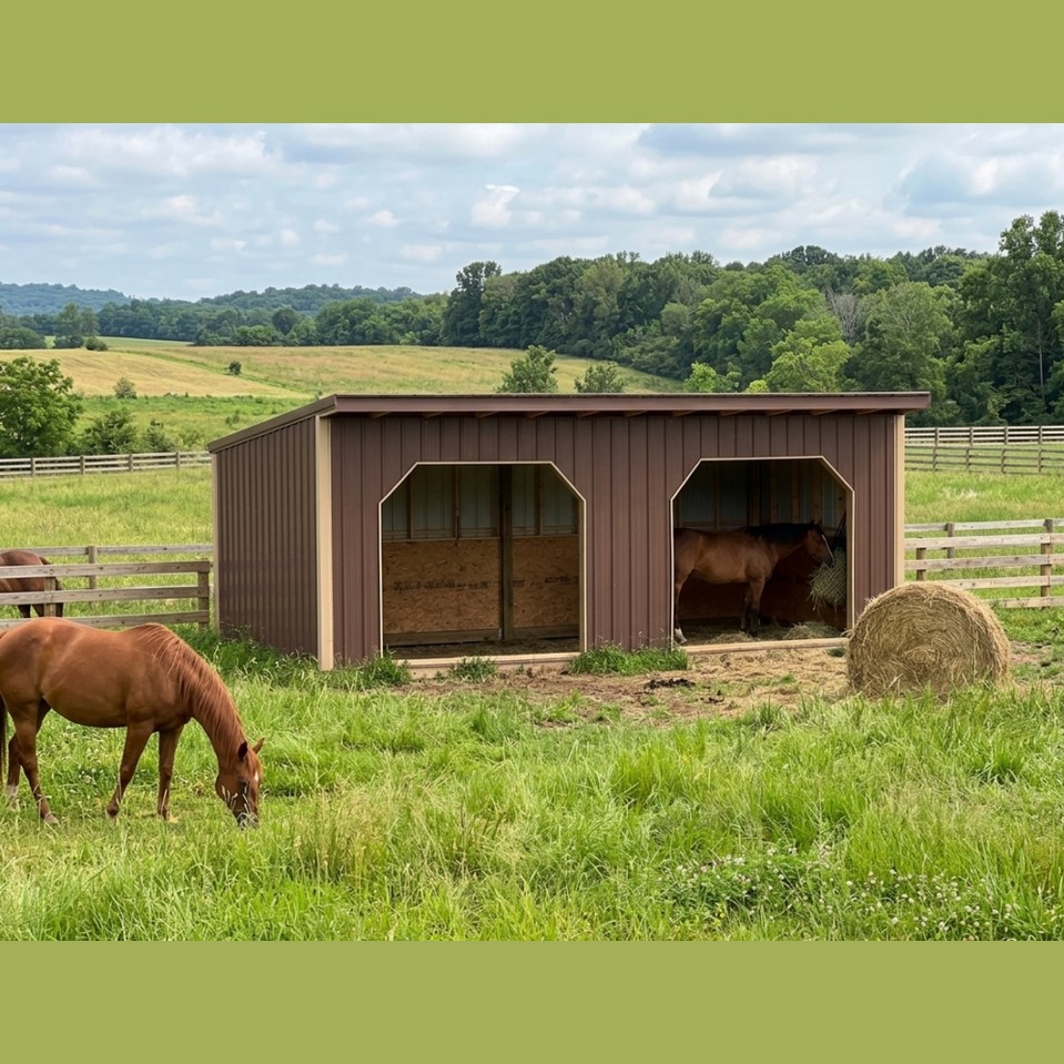 General Shelters Portable Loafing Shed - Custom