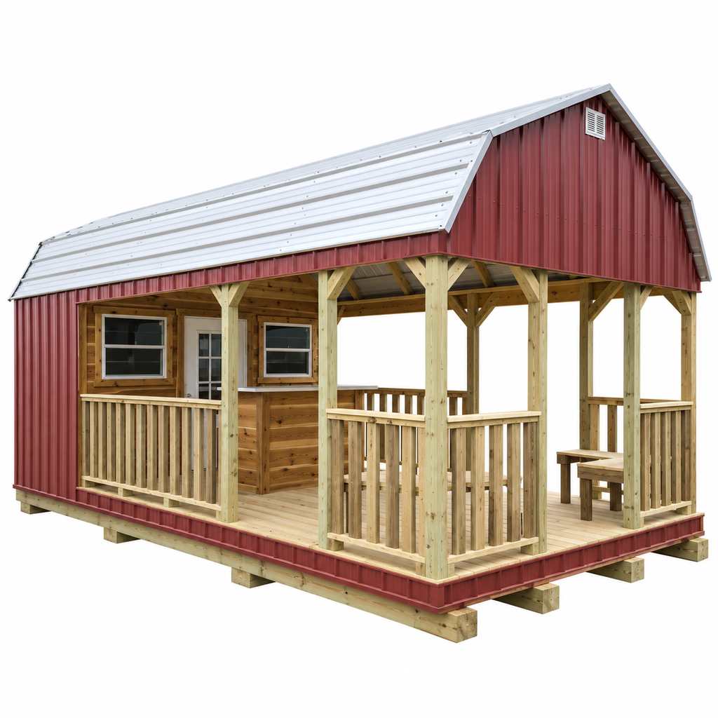 2025 General Shelters Party Barn - Custom