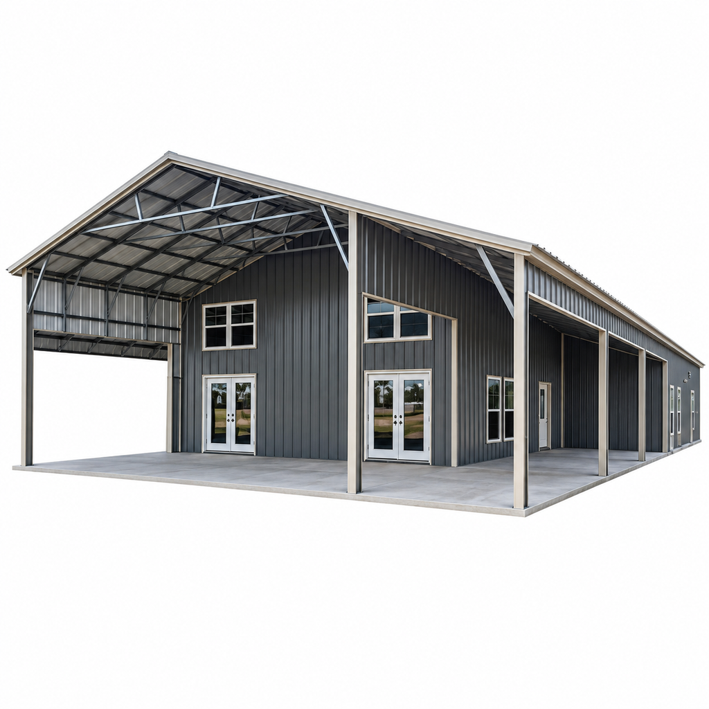 54' x 70' x 14/10' Barndominium