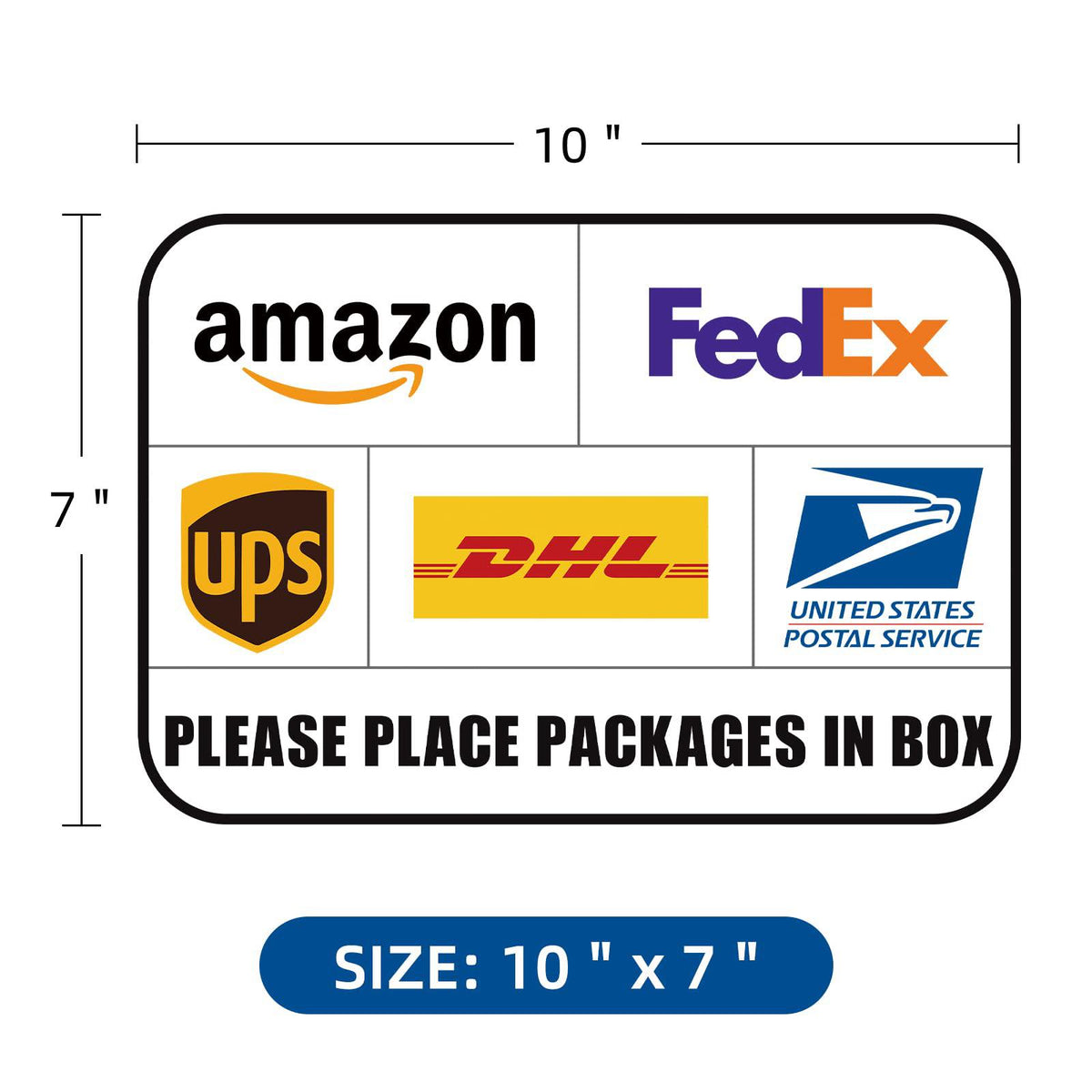 2026 Anti-Theft Parcel Box 18 x 24 x 44 inches