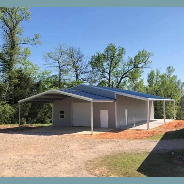 Ready Built Steel 30x60x9 TEXAS ONLY Steel Post Frame Building