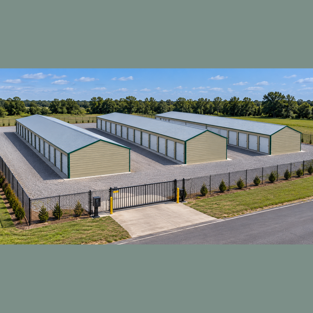 40'x140'x13' Ten Unit Boat/RV Storage Facility