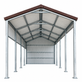 Ready Built Steel TEXAS ONLY - 18' x 45' x 12' Steel Pole Frame RV Cover Carport