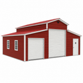 32' x 20' x 12'/8' Step Down Barn Garage