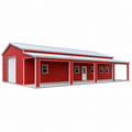 40' x 70' x 12'/9' Barndominium Shell