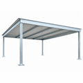 Ready Built Steel TEXAS ONLY: 18' x 20' x 8' Steel Post Frame Backyard Awning Patio