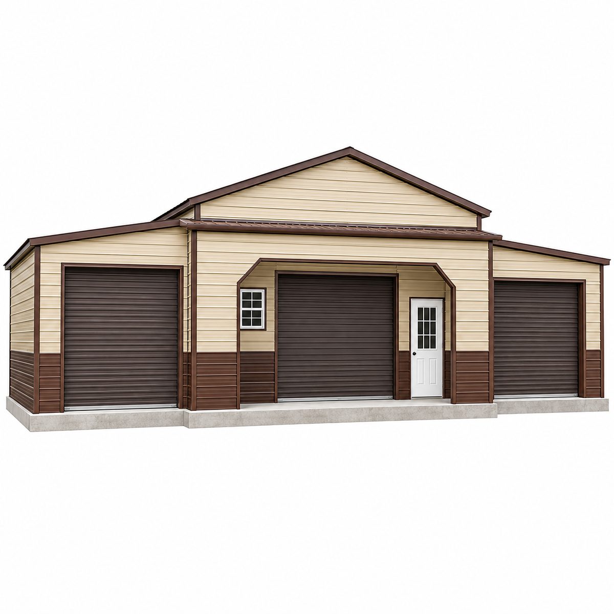 54' x 20' x 12'/8' Triple Wide Workshop