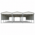 54' x 35' x 10' Regular Roof Style Triple Connected Carport Garage/Carport