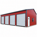 24' x 45' x 12' Side Entry 4 Car Garage Workshop