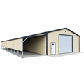 42' x 60' x 12'/9' Workshop