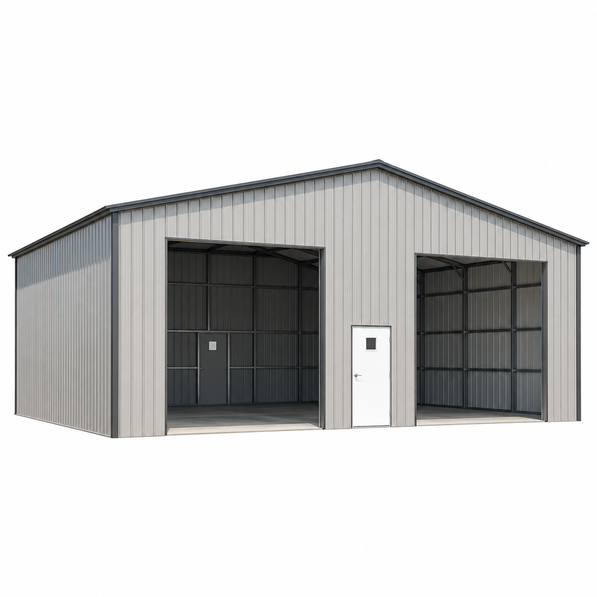 40'x40'x14' Two Bay RV or Semi Garage