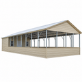 20' x 60' x 8' Chicken House with 10' Roost / Stor