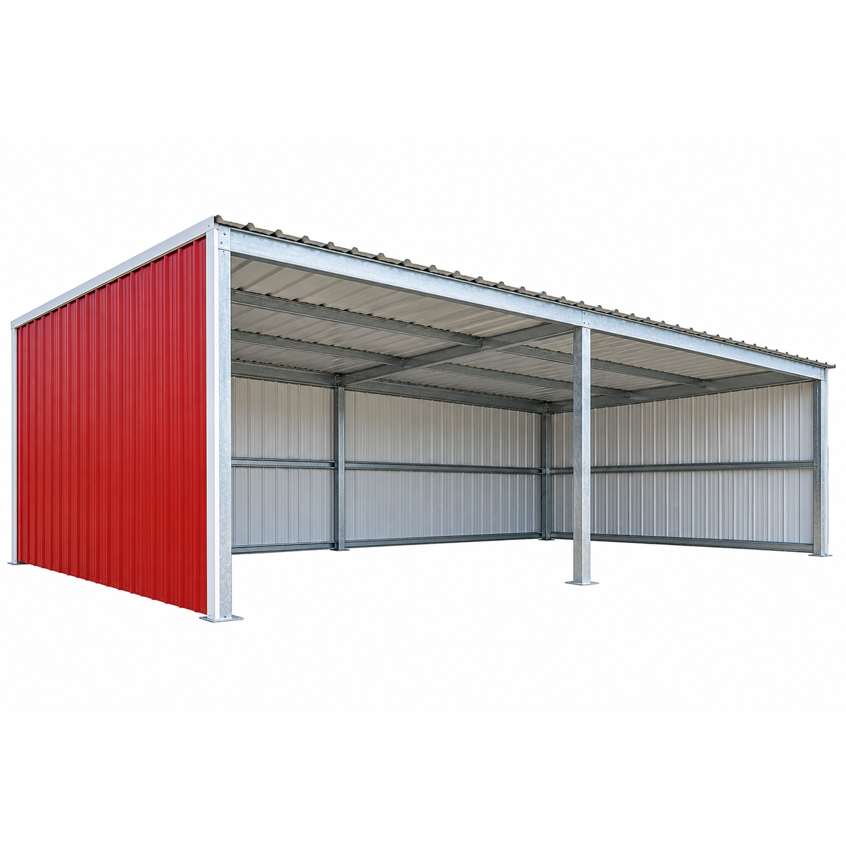 Ready Built Steel TEXAS ONLY 20’ x 40’ x 10’/8’ Loafing Shed