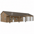 42'x75'x11' Barndo Shell with Garage