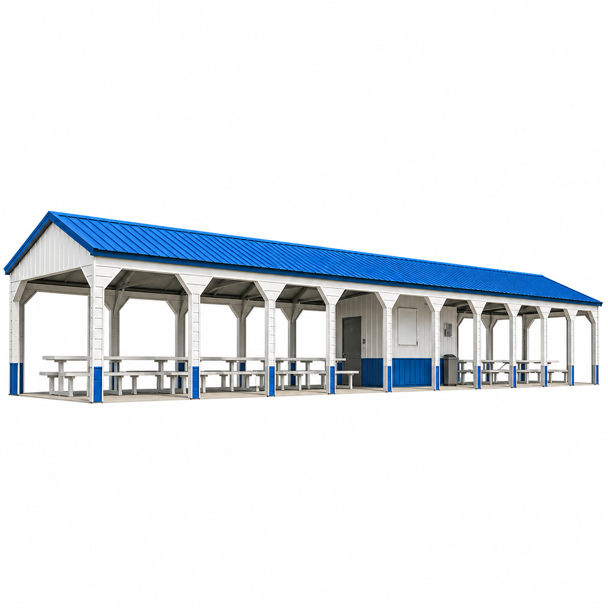 20' x 100' x 9' Pavilion with Center Concession