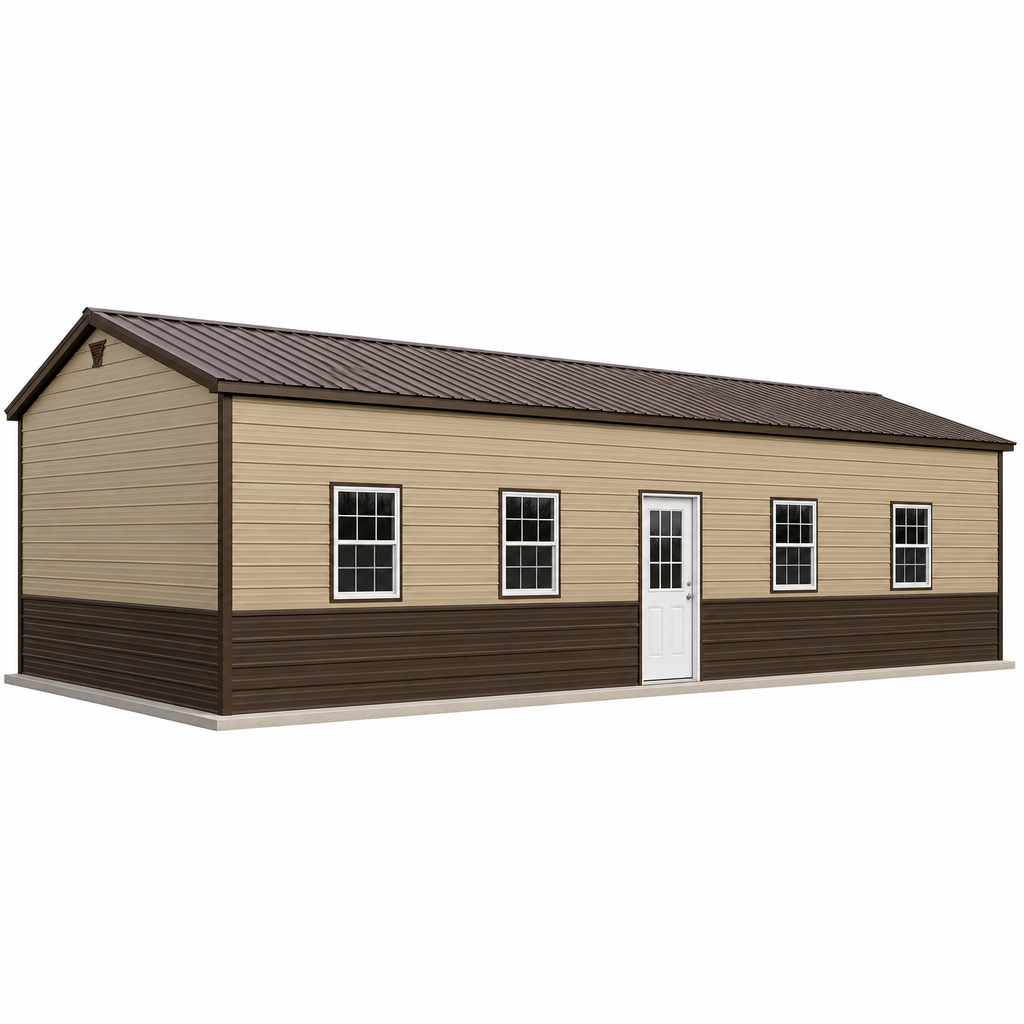 18'x40'x10' Cabin Shell Style Steel Building