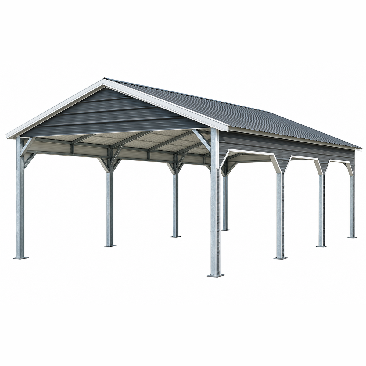18' x 30' x 8' Pavilion Cover Carport