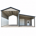 20'/24' x 45' x 16'/10' RV Cover Shed Combo Garage/RV Port