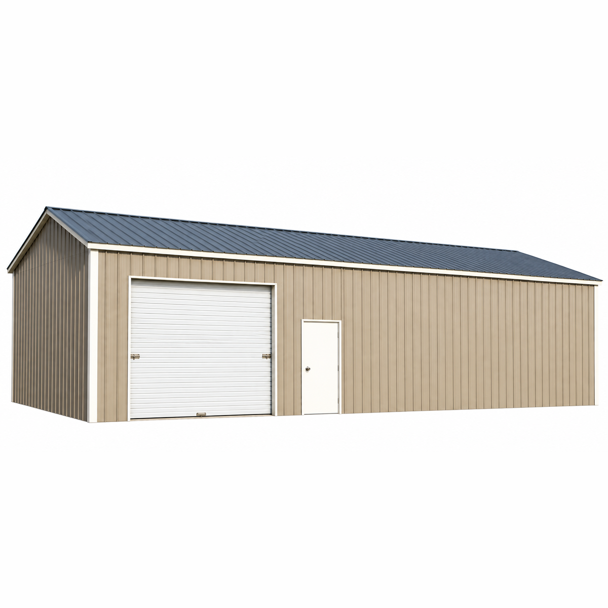 30' x 50' x 12' Standard Steel Building