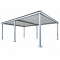 Ready Built Steel TEXAS ONLY: 15' x 40' x 9' Steel Post Frame Side Lean-to Cover