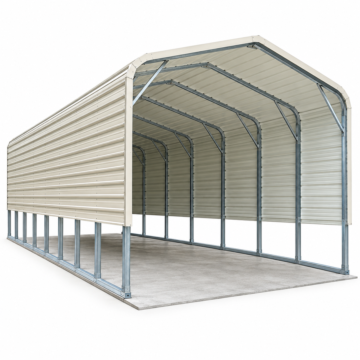 18' x 35' x 10' Classic Regular Roof Boat Cover / Carport
