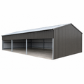 Ready Built Steel 24' x 50' x 9' TEXAS ONLY Steel Post-Frame Loafing Shed