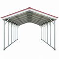 12' x 25' x 7' Vertical Roof One Car Carport