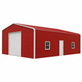 30' x 35' x 10' Regular Roof Barn Garage Workshop