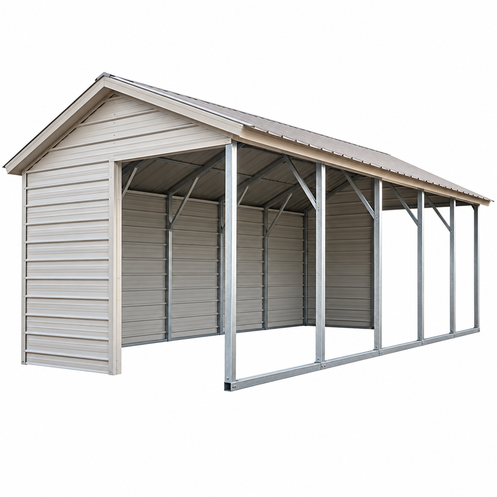 12' x 20' x 7' Animal Shelter Loafing Shed