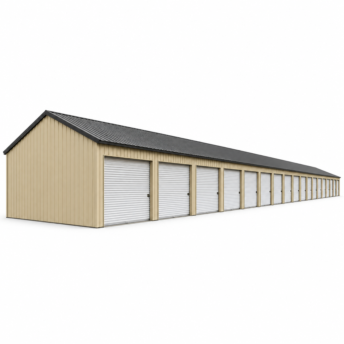 30' x 200' x 9' Forty-Unit 10x15 Self-Storage Complex