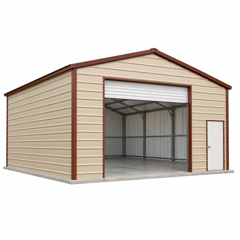 30' x  30' x 9' Vertical Roof Garage Workshop