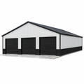 40' x 60' x 12' Three Bay Garage Workshop