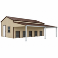 Ready Built Steel 25x30x8 TEXAS ONLY Dog Kennel