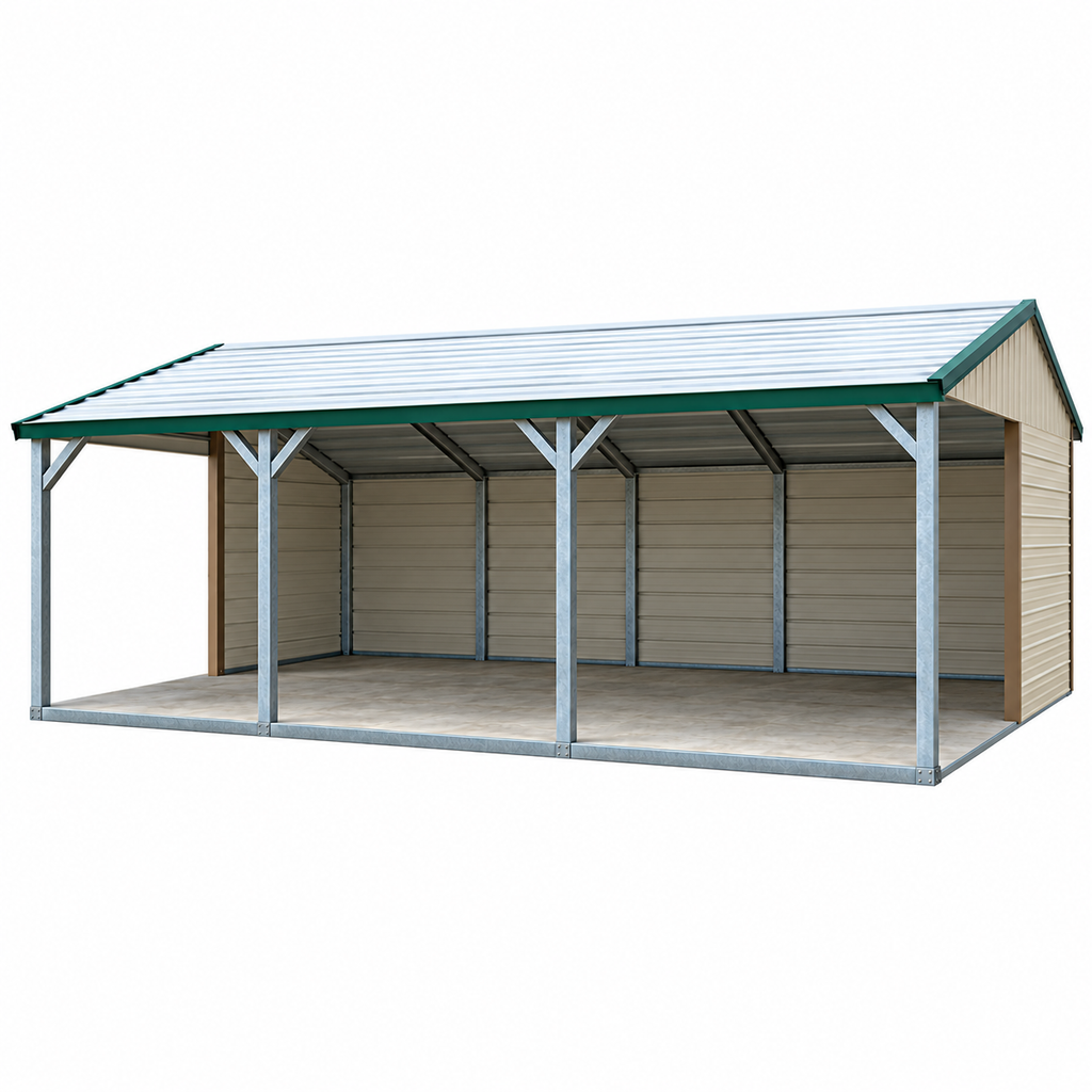 12' x 20' x 7' Small Livestock Shelter