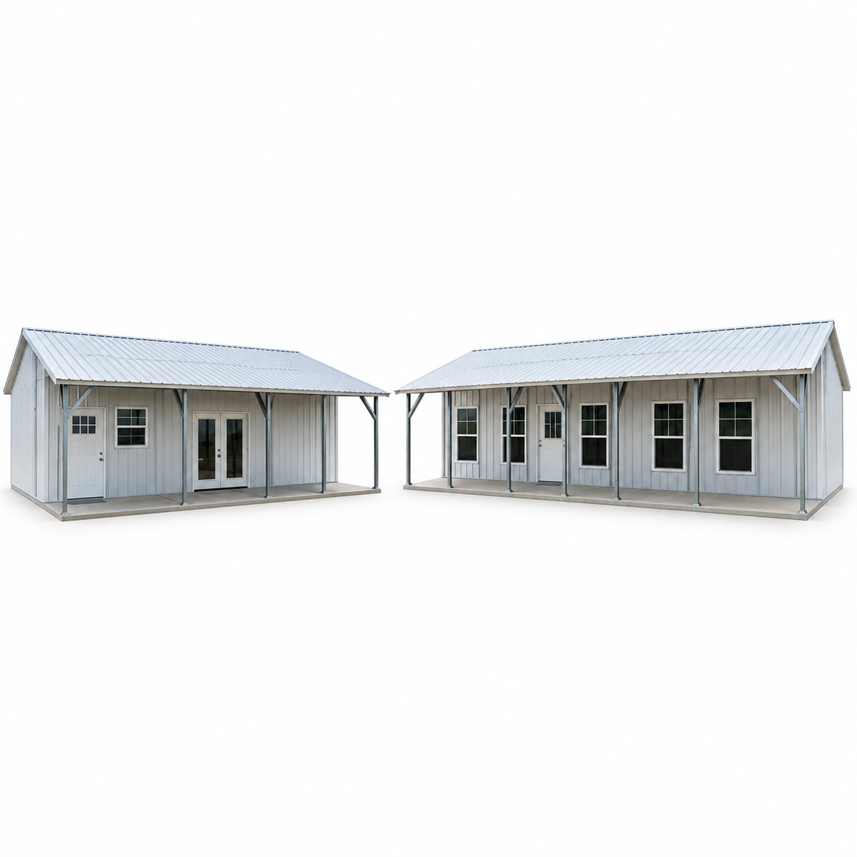 30' x 40' x 10' & 20' x 30' x 10' Dual Barndominium